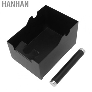 Hanhan Coffee Ground Waste Bin Coffee Knock Box Corrosion Resistant with Removable Rod for Household Use