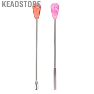 Keaostore Eyebrow  Stirring Rod Pigment Stirring Rod  Neutralize Color Comfortable Grip  Blending Sturdy for Daily Use