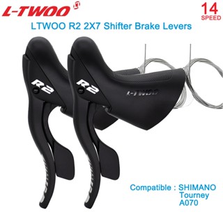 Ltwoo R2 ชุดคันเกียร์เบรก 2X7 สําหรับตีนผีจักรยาน 14s 14v SHIMANO