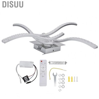 Disuu Ceiling Light 3Colors  Dimmable 4Strip Wave Ceiling Fixture US