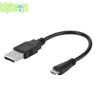 สายชาร์จ Micro USB 1A สั้น 50 ซม. สําหรับ Android โทรศัพท์ แท็บเล็ต AU [highways.th]