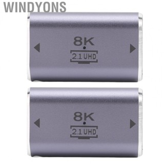 Windyons HD Multimedia Interface Female To Female Coupler Adapter  Extension Adapter 8K Natural Picture Multipurpose  for Whiteboards for HD Screens