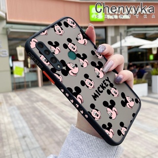 สําหรับ Huawei Y8P P Smart S เคส เต็มจอ เมาส์ ฝ้า ใส ขอบสี่เหลี่ยม เคสรูปแบบ ซิลิโคน กันกระแทก เคสนิ่ม