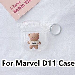 【พร้อมส่ง】เคสหูฟัง แบบนิ่ม ลาย Marvel D11 สามมิติ สําหรับ Marvel D11