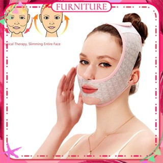 ♕ V Shaping Lifting Tight Facial Mask Beauty Shaping Cheek Contour High Elastic Sleep Bandage Physical Mechanics Correction Mask Face Care 1pc FURNITURE