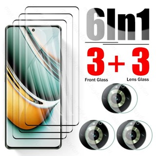 6In1 Protective Glass For oppo Realme 11 Pro+ realmi11 Plus 6.7" 5G RMX3740 x 6 6x Pro reno8t Camera Lens Screen Protector Film Cover