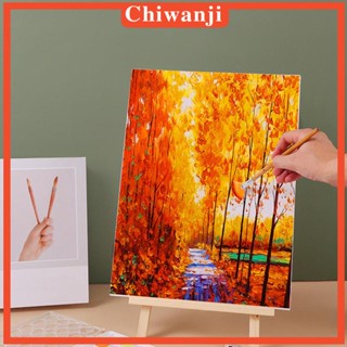 [Chiwanji] แผงผ้าใบเปล่า ผ้าฝ้าย สําหรับศิลปิน วาดภาพระบายสี 3 ชิ้น