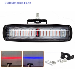 Buildvictories11 ไฟสัญญาณเตือน LED 15 ดวง 30W 10-80V สีแดง สําหรับรถบรรทุก TH