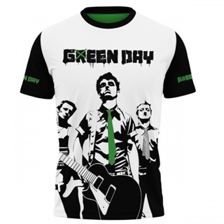 เสื้อยืด ลาย Green Day H032 3D