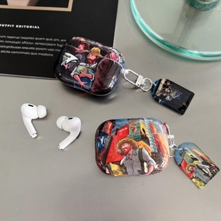 เคสหูฟังบลูทูธไร้สาย Tpu แบบนิ่ม กันกระแทก ลาย Van Gogh พร้อมจี้ห้อย สําหรับ AirPods 1 2 3 pro2 2022