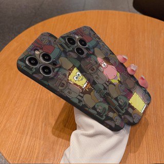 เคสโทรศัพท์มือถือ PC แข็ง ปิดด้านหลัง แบบเต็มเครื่อง ลายสพันจ์บ็อบ สําหรับ Xiaomi 11 12 12T 13 POCO X3 X4 M3 F2 F3 F4 F5 X3 NFC GT Redmi Note 12 11 11S 10 Pro Lite 5G NE | Flk 089