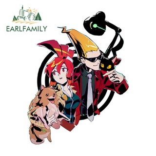 Earlfamily สติกเกอร์กันน้ํา พิมพ์ลาย Ghost Trick Game Rin Sissel ขนาด 13 ซม. x 9.9 ซม. สําหรับตกแต่งประตูรถยนต์