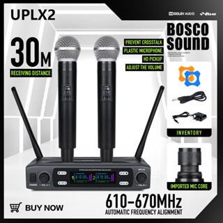 UPLX2 ไมโครโฟนไร้สาย ไมค์ไร้สาย wireless คุณภาพเสียงที่มีความเที่ยงตรงสูง ไมค์ ร้องคาราโอเกะอย่างมืออาชีพ ระยะรับส