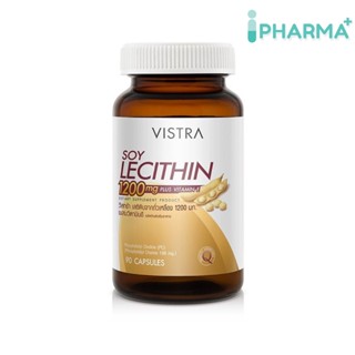 VISTRA Soy Lecithin 1200mg  Plus Vitamin E 90 Capsules  158.19 กรัม[iphama]