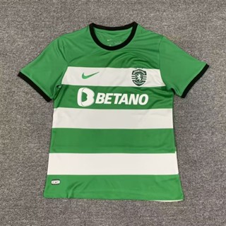 เสื้อกีฬาแขนสั้น แบบแห้งเร็ว ลาย Lisbon Home Club ไซซ์ S - XXL สําหรับผู้ชาย ไซซ์ 23-24