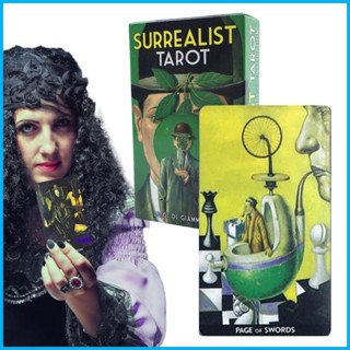การ์ดไพ่ทาโรต์ สําหรับ Surrealist Tarot Cards Astrology Guidance Divination