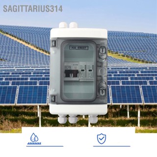 Sagittarius314 เบรกเกอร์ MCB สวิตช์แยกการป้องกันกล่องกระจายน้ำ DC 500V สำหรับกลางแจ้ง