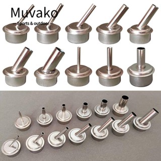 MUVAKO Rework หัวฉีดบัดกรี ทนความร้อน 861DW สําหรับเครื่องเป่าผม