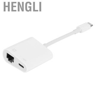 Hengli Plug and Play Network Card Converter  Multi-function Type‑C Ethernet  Adapter for Android /IOS