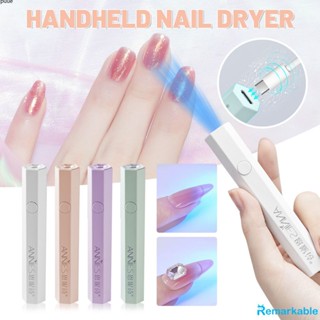 Ennis Nail Lamp 3w Mini Nail Dryer Machine Usb Rechargeable 18w Led Portable Home Use Nail Manicuring Uv Gel Polish Nail Art Tool Manicure Machine puueqg