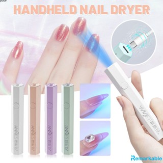 Ennis Nail Lamp 3w Mini Nail Dryer Machine Usb Rechargeable 18w Led Portable Home Use Nail Manicuring Uv Gel Polish Nail Art Tool Manicure Machine puueqg