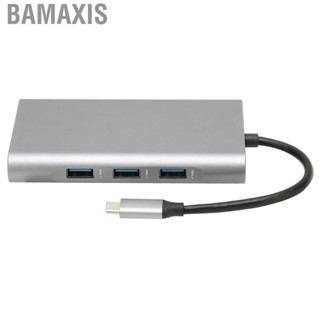 Bamaxis Docking Hub  Stable Performance USB‑C Hub Docking Station with Advanced Chips for Travel for Office