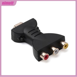 Ni อะแดปเตอร์แปลงสัญญาณเสียงวิดีโอดิจิทัล Hdmi เป็น 3 Rgb/rca