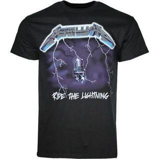 เสื้อยืด พิมพ์ลาย Ride The Lightning Metallica