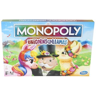 ใหม่ เกมกระดาน Monopoly Unicorns vs Llamas