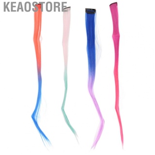 Keaostore 10x Highlights  Long Hair Individually Wrapped In Straight Hairpiece CY