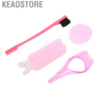 Keaostore Eyebrow Comb  Face Clean Brush Double Head Eyelash Guard Silicone for Makeup