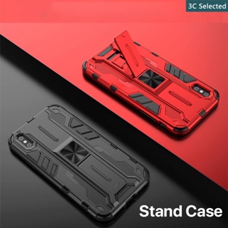 ขาตั้งในตัว เคส iPhone X Xs XR Max 8 7 6s 6 Plus Case กันกระแทก ปกป้องกล้อง ปกป้องหน้าจอ การออกแบบที่ทันสมัย