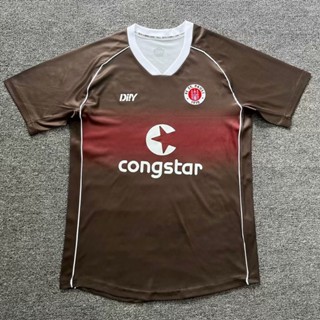 23-24 เซนต์ Pauli Home เสื้อกีฬา แขนสั้น ลายฟุตบอล AAA ไซซ์ S-XXL