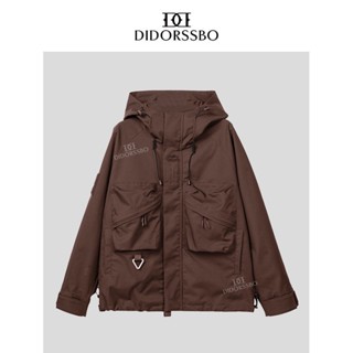 แจ็คเก็ตผ้าร่ม bomber jacket Didorssbo เสื้อแจ็กเก็ต มีฮู้ด แฟชั่นฤดูใบไม้ผลิ สไตล์สตรีท K10317