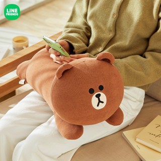 [LINE Friends] หมอนตุ๊กตาหมีบราวน์ การ์ตูนน่ารัก สําหรับงีบหลับ