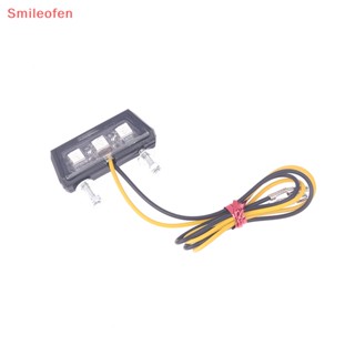 [Smileofen] ใหม่ ไฟท้ายพลาสติก LED 12V สีขาว สําหรับติดป้ายทะเบียนรถมอเตอร์ไซด์