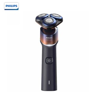 Philips เครื่องโกนหนวดเคราไฟฟ้า ใบมีดคู่ 3D ล้างทําความสะอาดได้ สําหรับผู้ชาย X5005