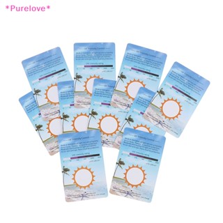 Purelove&gt; การ์ดทดสอบ UVB หลอดไฟ UV สําหรับสัตว์เลื้อยคลาน 10 ชิ้น