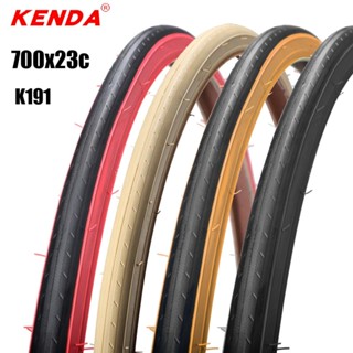 Kenda ยางล้อรถจักรยาน 700x23c 700c เบาพิเศษ 415g 700x23c สีแดง สีเหลือง