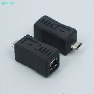 Epmn&gt; อะแดปเตอร์แปลง Micro USB Female เป็น Mini USB Male สําหรับโทรศัพท์มือถือ