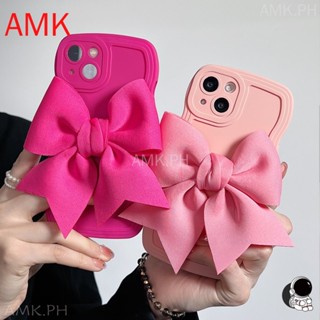 Amk เคสโทรศัพท์มือถือแบบใส ลายโบ 3D เรียบง่าย สําหรับ Tecno Camon 20 19 neo 18i 18 18p 18t premier 17p 17 16 15 12 11 pop 6 go Pouvoir 4 pro LC7 3 5 PLUS AIR Crsdbl