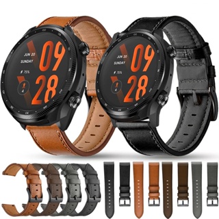 สายนาฬิกาข้อมือหนัง ปลดเร็ว อุปกรณ์เสริม สําหรับ Ticwatch Pro 3 Ultra Smart Wriststrap Ticwatch Pro3