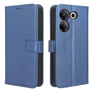 เคสโทรศัพท์หนัง PU ฝาพับ พร้อมช่องใส่บัตร และขาตั้ง สําหรับ Tecno Camon 20 Pro 20Pro 5G