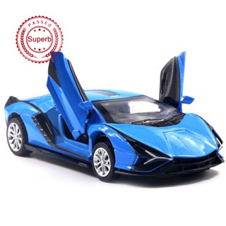 โมเดลรถยนต์ 1:36 Lamborghini เปิดได้ ของเล่นสําหรับเด็ก R7M0