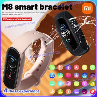 M8 สมาร์ทวอทช์ผู้หญิง Heart Rate Blood Smartwatch Waterproof Connected Smart Bracelet Sport Fitness Band experth