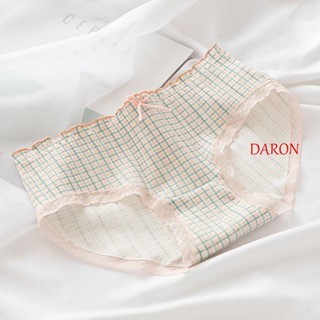 DARON กางเกงชั้นใน เอวกลาง ประดับโบว์ แต่งลูกไม้ สไตล์ญี่ปุ่น