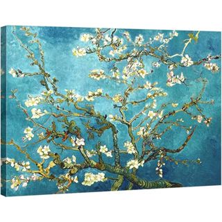 ผ้าใบ พิมพ์ลาย Van Gogh Reproductions Almond Blossom ขนาดใหญ่ สไตล์โมเดิร์น สําหรับแขวนตกแต่งผนังบ้าน ออฟฟิศ