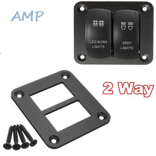 ⚡READYSTOCK⚡Switch Panel Frame Inner Interior Aluminum Black ARB/Carling Housing Holder