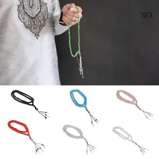 Nex จี้ลูกปัดสวดมนต์ 99 Tasbih 9 สี สําหรับตกแต่งรถยนต์