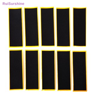 Ruisurshine สติกเกอร์เทปโฟม สีดํา สําหรับติดฟิงเกอร์บอร์ด 10 ชิ้น